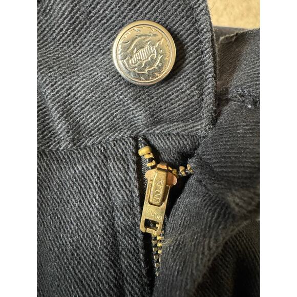 Vintage 80's Kayo of California Black high waisted denim skirt size medoim - Picture 8 of 10